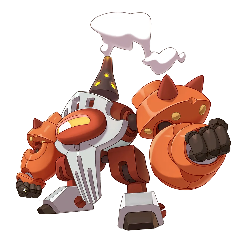 Beigusi (贝古斯) - Roco Kingdom: World Steel / Fire spirit image, skills and evolution