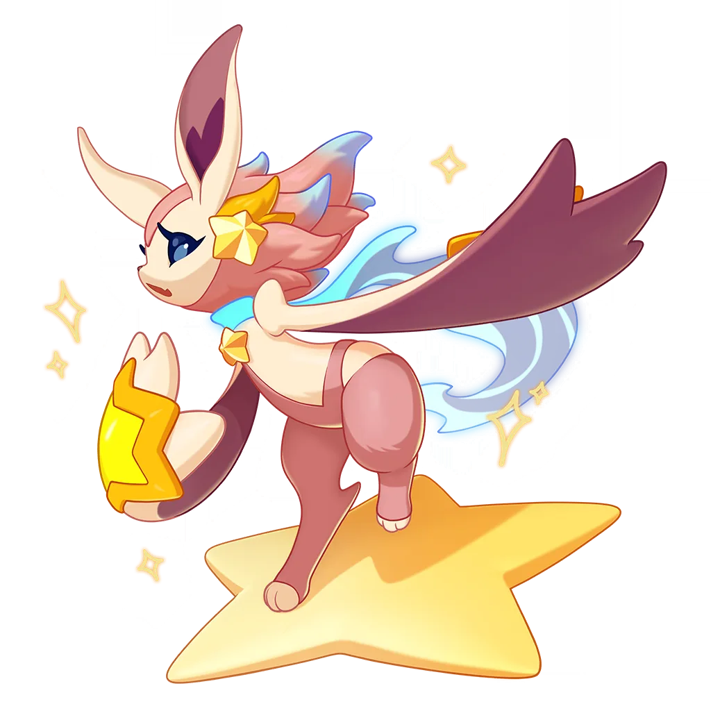 Fenerxingtu (粉耳星兔) - Roco Kingdom: World Psychic spirit image, skills and evolution