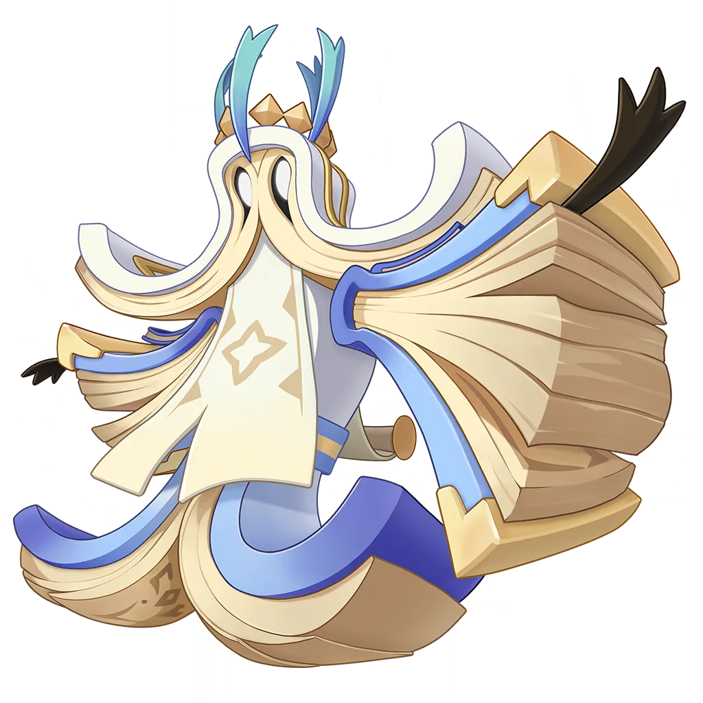 Gujuanzhizhengguan (古卷执政官) - Roco Kingdom: World Normal / Psychic spirit image, skills and evolution