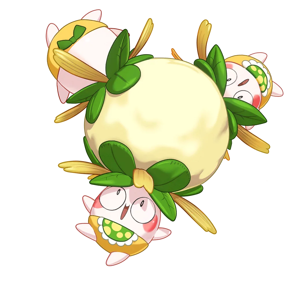 Pugongyingwawa (蒲公英娃娃) - Roco Kingdom: World Grass spirit image, skills and evolution
