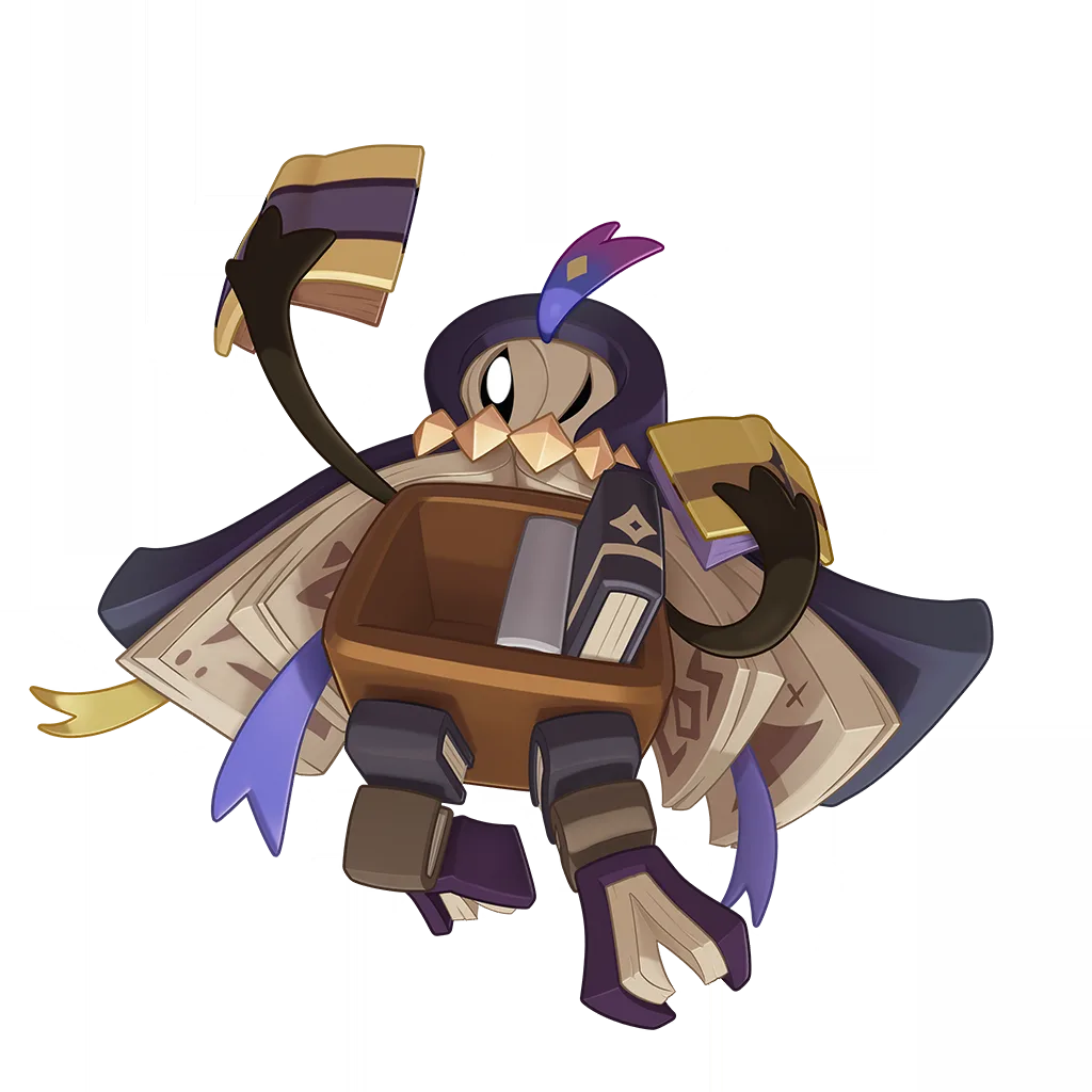 Shujuanshouhu (书卷守护) - Roco Kingdom: World Normal spirit image, skills and evolution